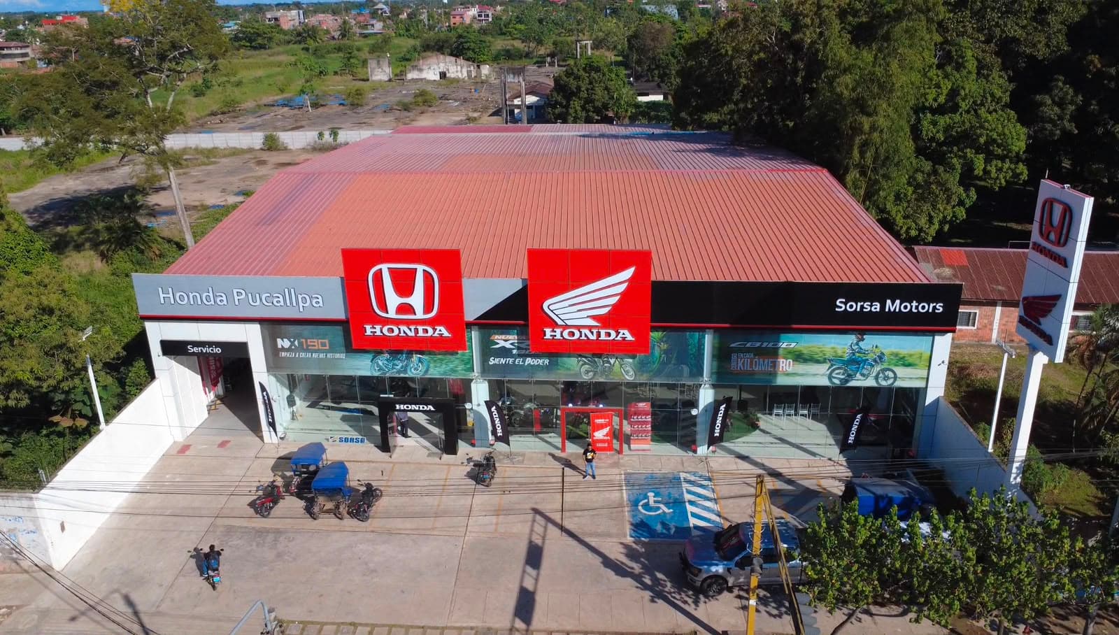 Fachada Sorsa Motors Pucallpa Centenario